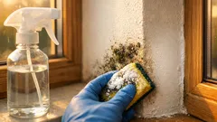 Schimmel an der Wand entfernen: Essig und Natron richtig anwenden in 30 Minuten