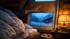 Karton vor dem Fenster: der einfache Trick gegen Kaltluftschleier im Schlafzimmer