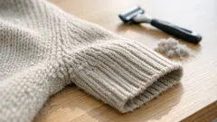 Pilling am Strickpullover entfernen: schnelle Tricks gegen Knötli ohne Stress