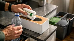 Dieser Taschentuchbox-Trick ordnet deine Plastiksäckli in 2 Minuten und spart Platz in der Küche