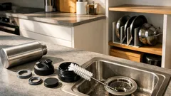 Vier 100er-Laden-Helfer, die Deckelrillen, Abfluss-Siebe und Pfannenchaos sofort entschärfen