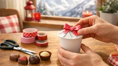 Valentinstag last minute: Geschenkbox aus Papierbecher in 2 Schritten basteln